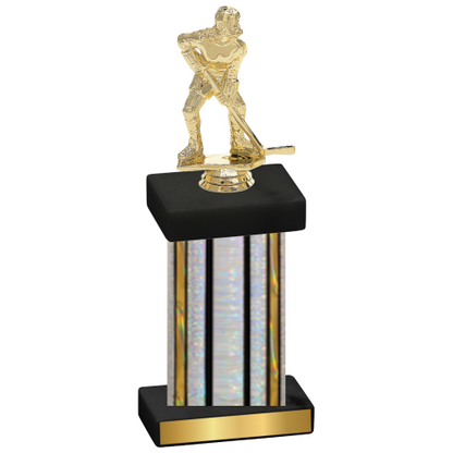 Single Silver Glacier Hockey Trophy