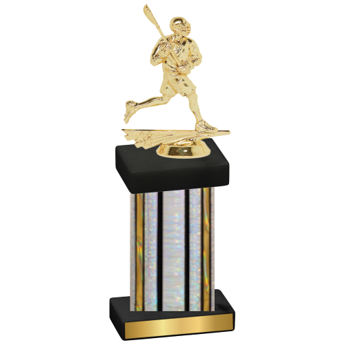 Single Silver Glacier Lacrosse Trophy