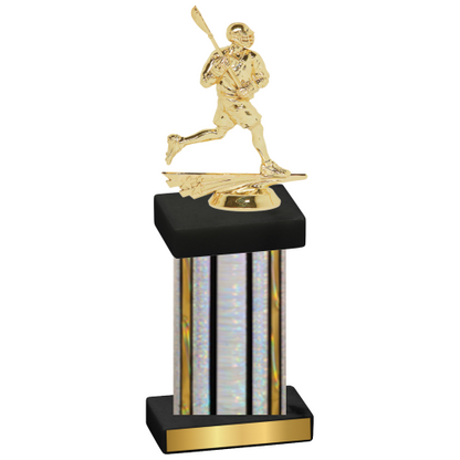 Single Silver Glacier Lacrosse Trophy