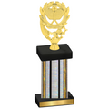 Single Silver Glacier Pickleball Trophy