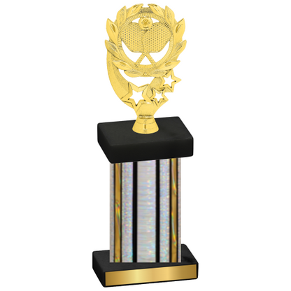 Single Silver Glacier Pickleball Trophy