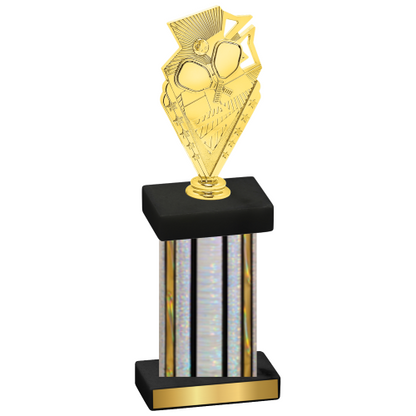 Single Silver Glacier Pickleball Trophy