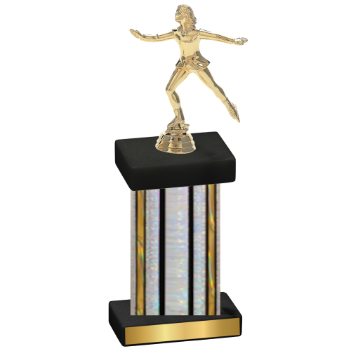 Single Silver Glacier Skater Trophy