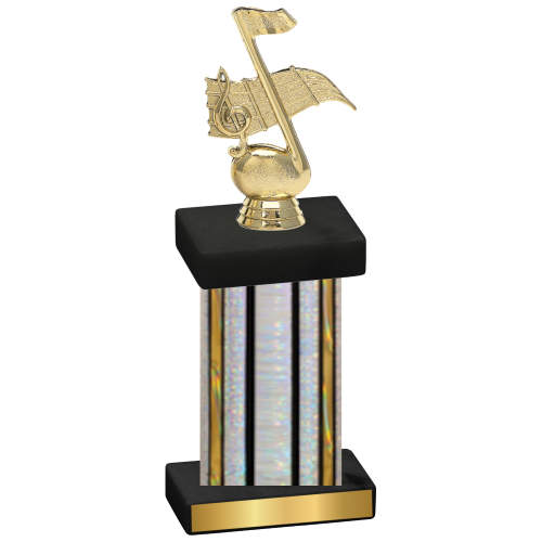 Single Silver Glacier Music Trophy