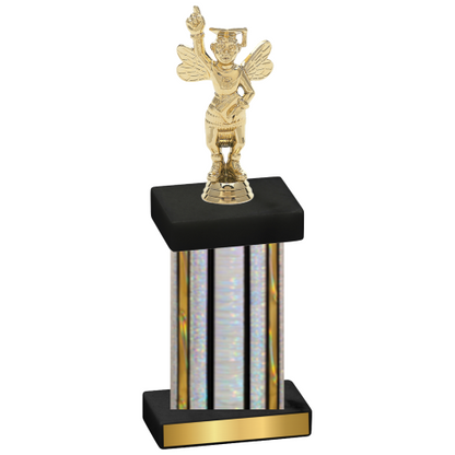 Single Silver Glacier Academics Trophy