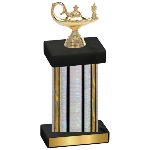 Single Silver Glacier Academics Trophy