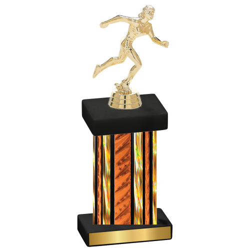 Single Orange Glacier Running Trophy