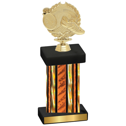 Single Orange Glacier Running Trophy