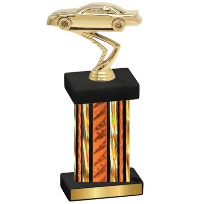 Single Orange Glacier Cars Trophy