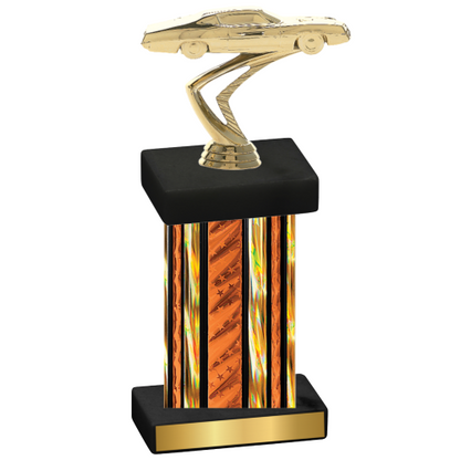 Single Orange Glacier Cars Trophy