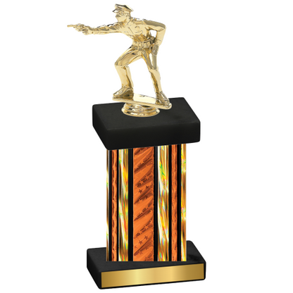 Single Orange Glacier Shooter Trophy