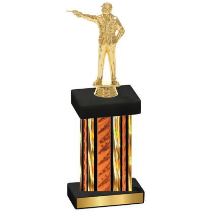 Single Orange Glacier Shooter Trophy