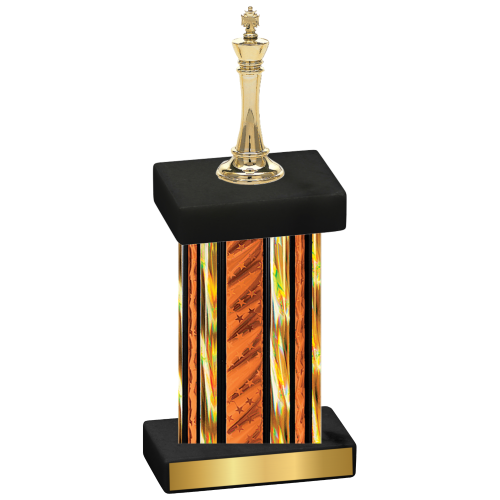 Single Orange Glacier Chess Trophy