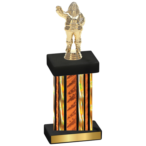 Single Orange Glacier Holiday Trophy