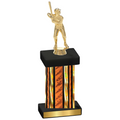 Single Orange Glacier Baseball Trophy
