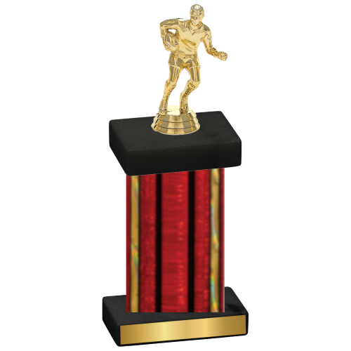 Single Red Glacier Rugby Trophy