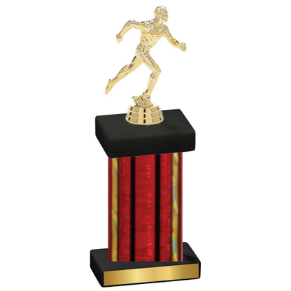 Single Red Glacier Running Trophy