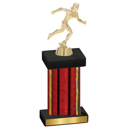 Single Red Glacier Running Trophy