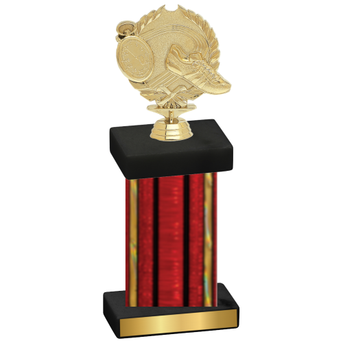 Single Red Glacier Running Trophy