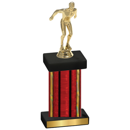 Single Red Glacier Swimming Trophy