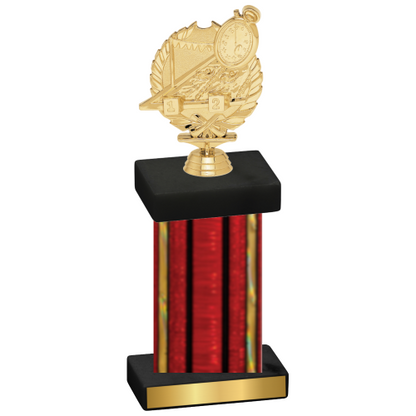 Single Red Glacier Swimming Trophy