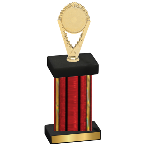 Single Red Glacier Insert Trophy