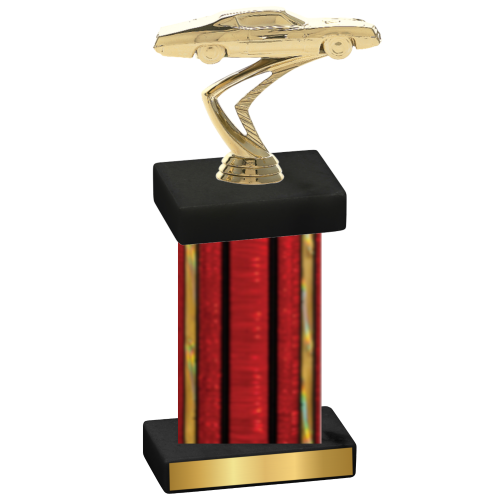 Single Red Glacier Cars Trophy