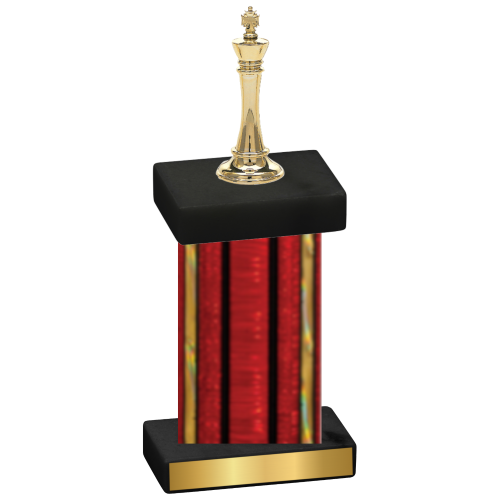 Single Red Glacier Chess Trophy