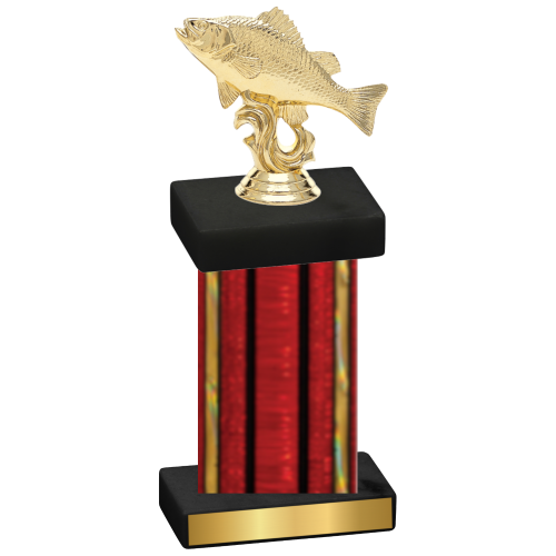 Single Red Glacier Fishing Trophy