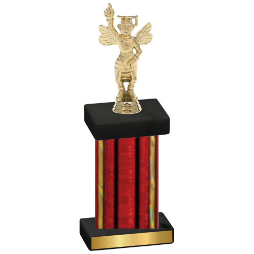 Single Red Glacier Academics Trophy