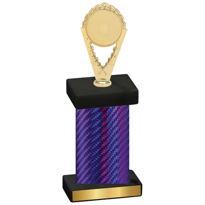 Single Purple Carbon Fiber Insert Trophy