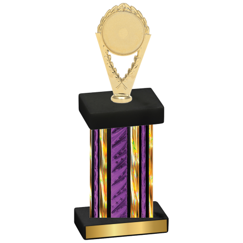 Single Purple Glacier Insert Trophy