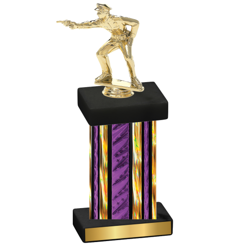 Single Purple Glacier Shooter Trophy