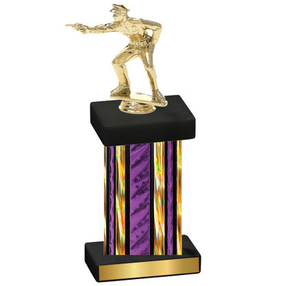 Single Purple Glacier Shooter Trophy