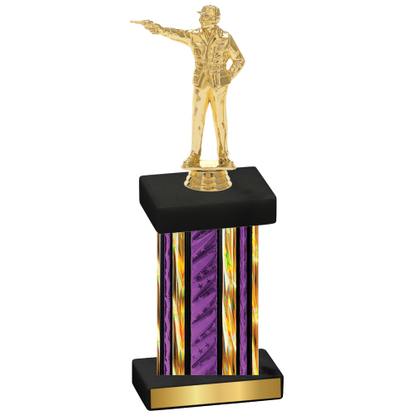 Single Purple Glacier Shooter Trophy