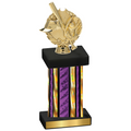 Single Purple Glacier Baseball Trophy