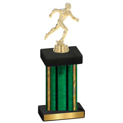 Single Green Glacier Running Trophy