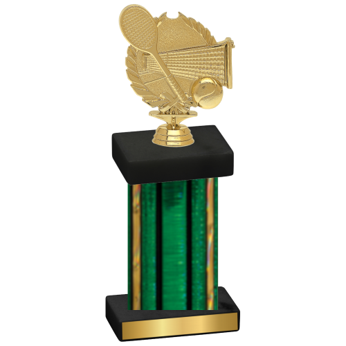 Single Green Glacier Tennis Trophy