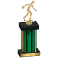 Single Green Glacier Bowling Trophy