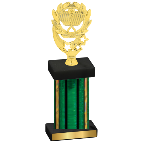 Single Green Glacier Pickleball Trophy