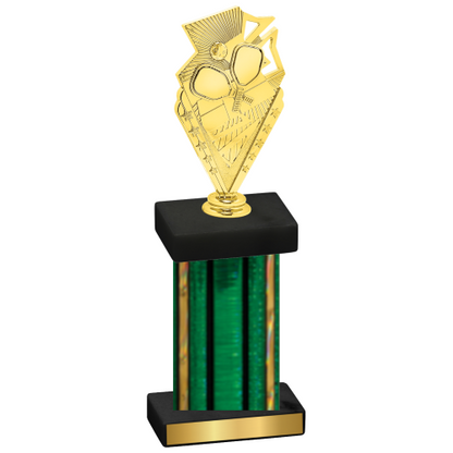 Single Green Glacier Pickleball Trophy