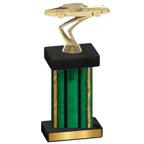 Single Green Glacier Cars Trophy