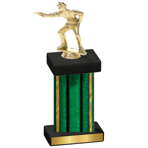 Single Green Glacier Shooter Trophy