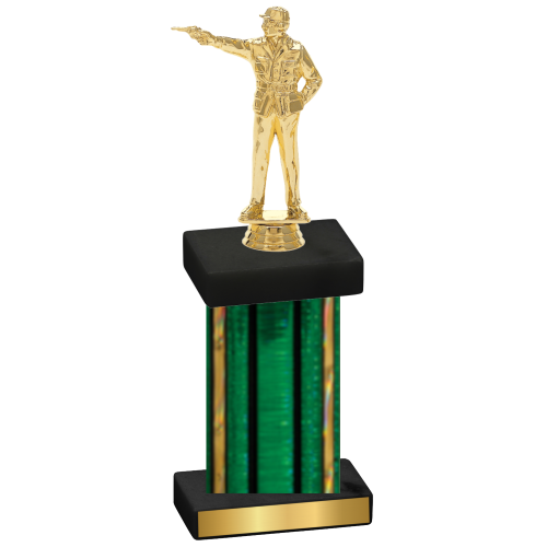 Single Green Glacier Shooter Trophy