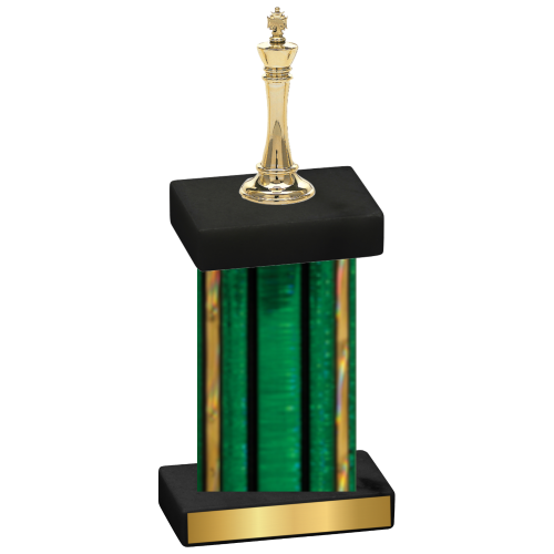 Single Green Glacier Chess Trophy