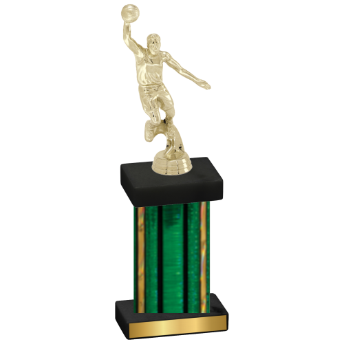 Single Green Glacier Basketball Trophy