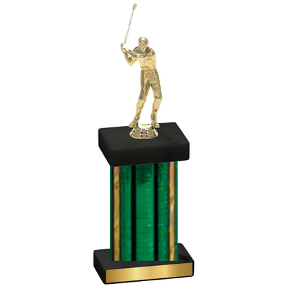 Single Green Glacier Golf Trophy