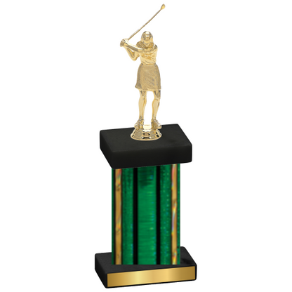 Single Green Glacier Golf Trophy