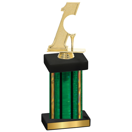 Single Green Glacier Golf Trophy