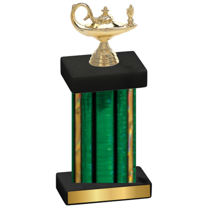 Single Green Glacier Academics Trophy